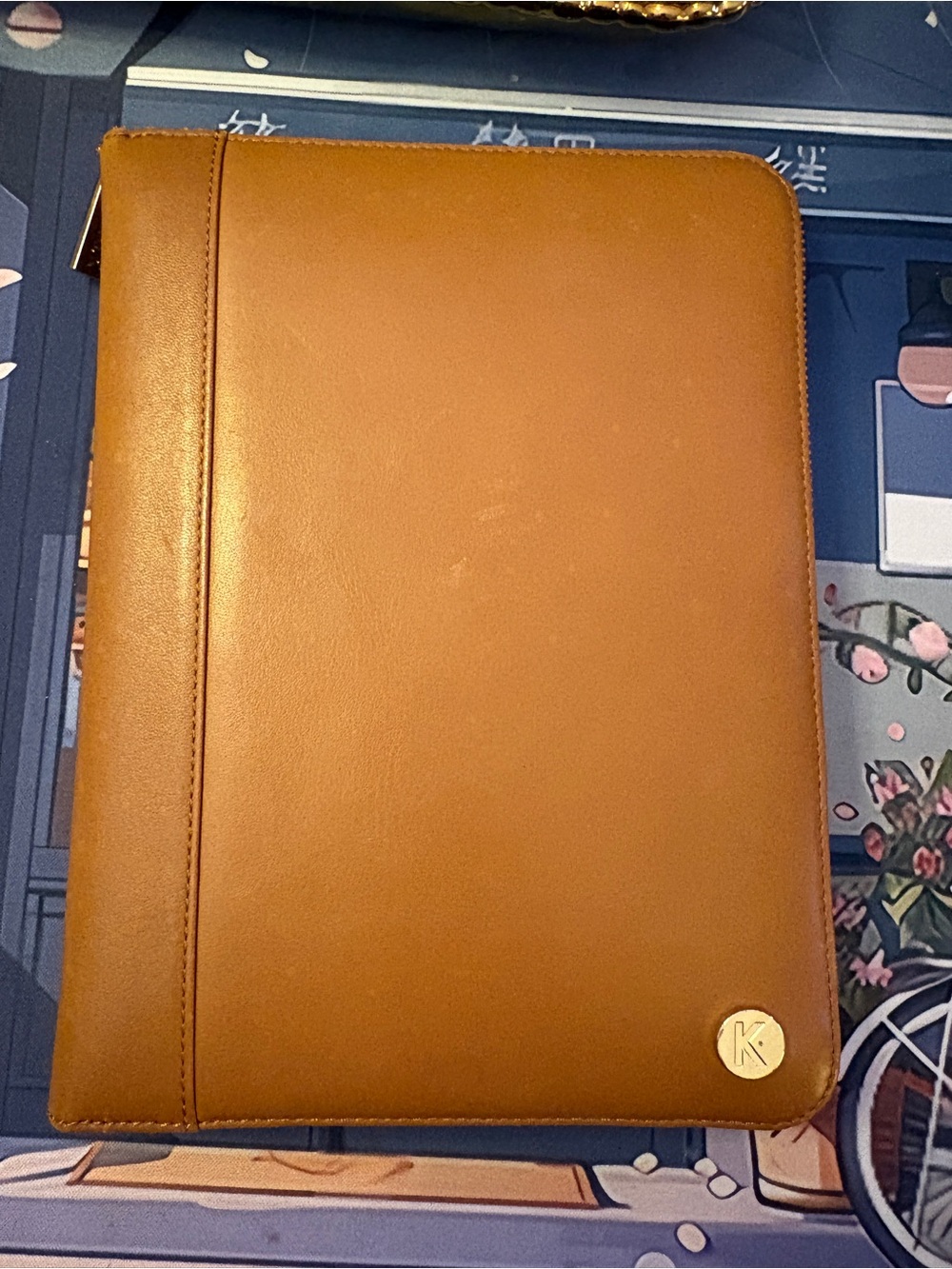 Kikki.K A5 Brown Leather Journal / Notebook Cover